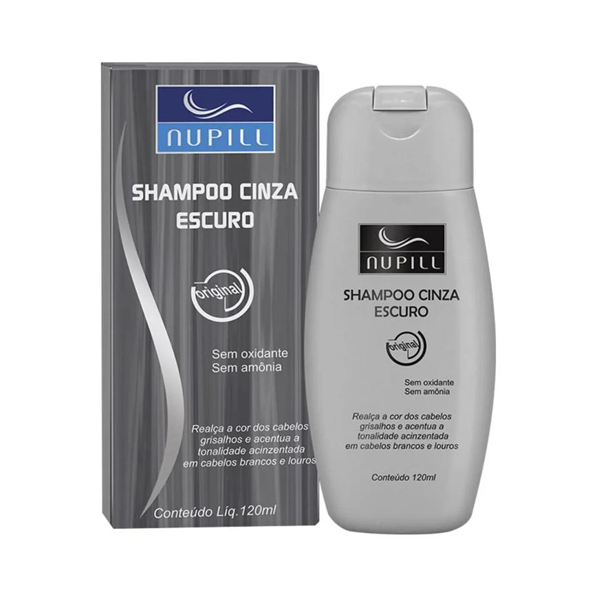 Shampoo Cinza Escuro 120ml – Nupill