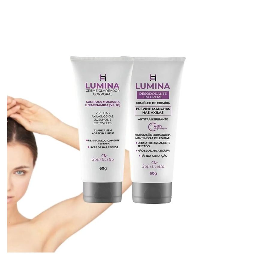 Desodorante Antimanchas + Creme Clarear Manchas Escura Axila