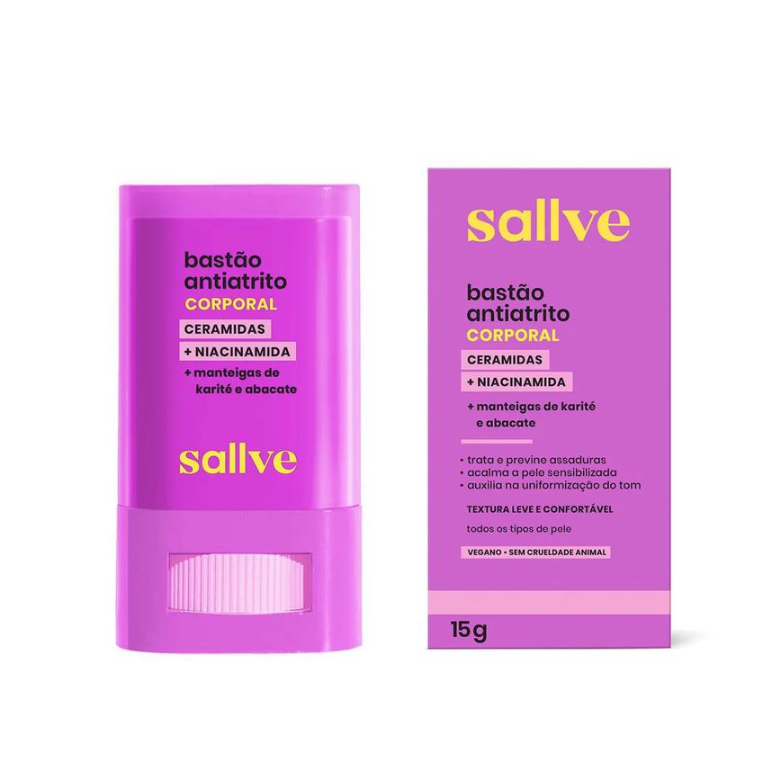 Bastão Corporal Antiatrito Sallve 15g