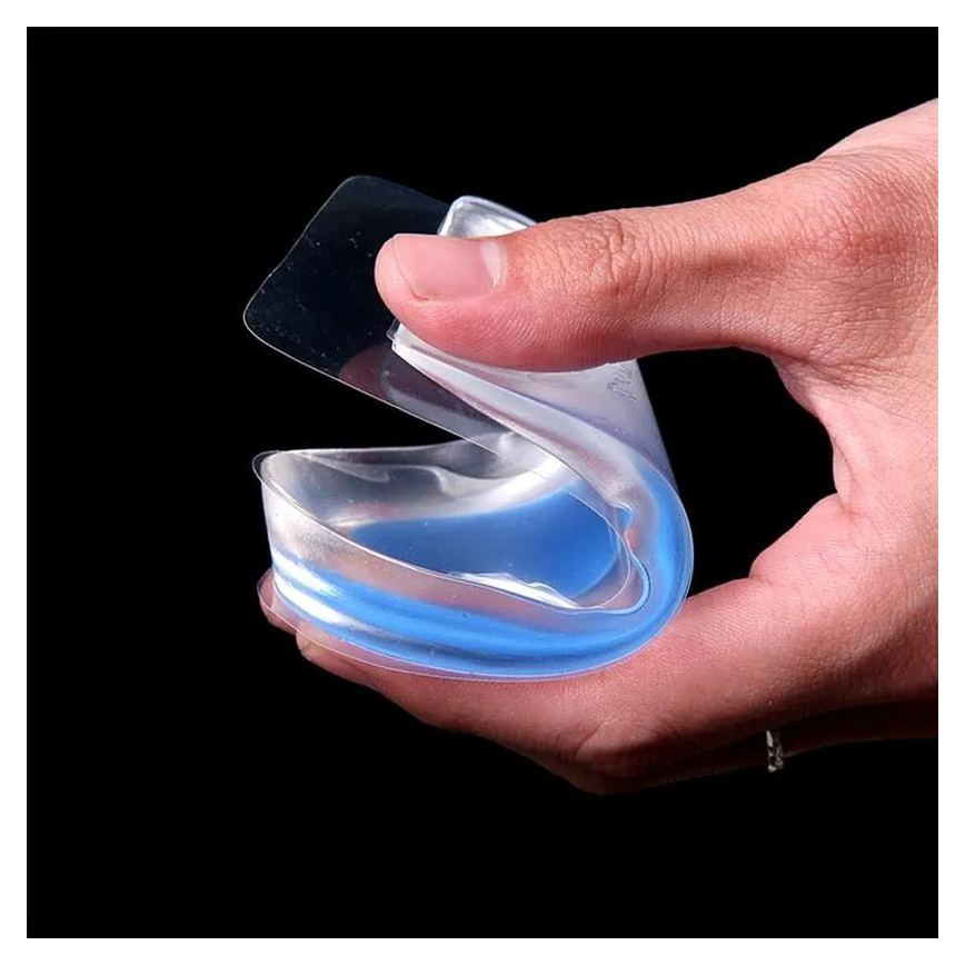 Palmilha Silicone Gel Sml Ortopédica Calcanhar Calcanheira Branco