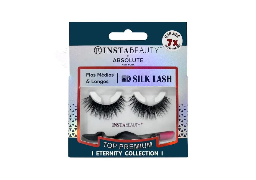 Cílios Postiços 5d Silk Sapphire 207 - Absolute New York X Instabeauty