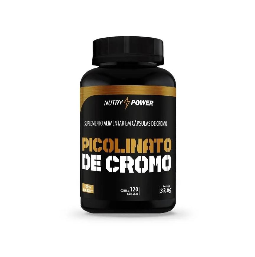 Picolinato de Cromo (120 cápsulas) - Padrão: Único
