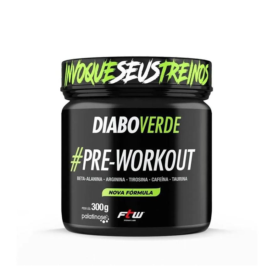 Diabo Verde Pre-Workout (300G) - Sabor: Cereja Ice