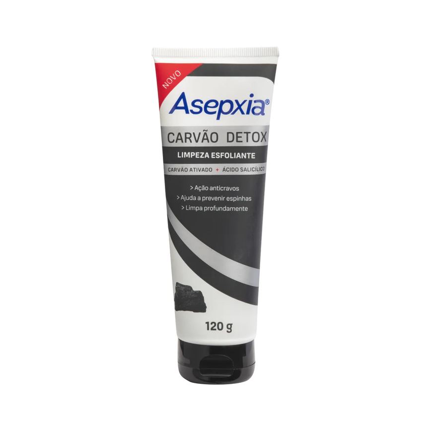Esfoliante Facial Asepxia Carvão Detox com 120g
