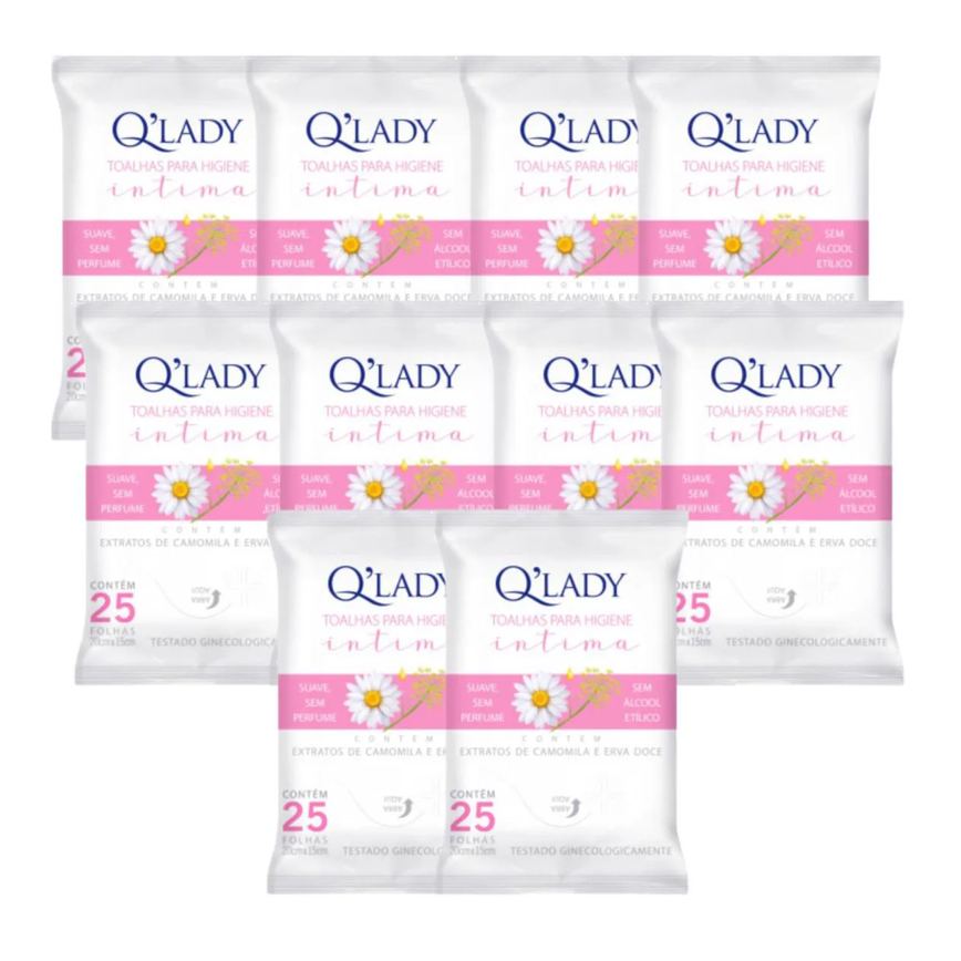 Kit C10 Toalhas para Higiene Íntima Descartável – Q Lady