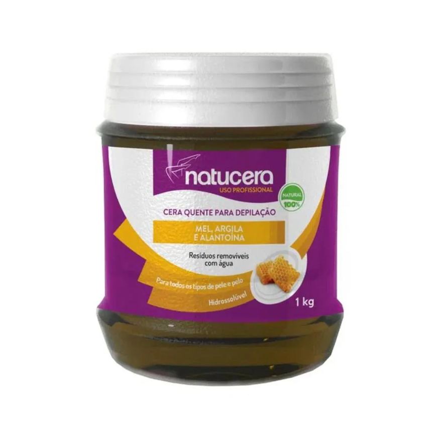 Cera Quente Natucera Mel para Depilação 1kg – Natucera