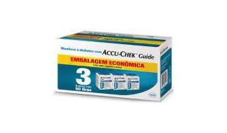 Kit 2x Tiras Reagentes Accuchek Guide Cx C 150 Unidades Roche