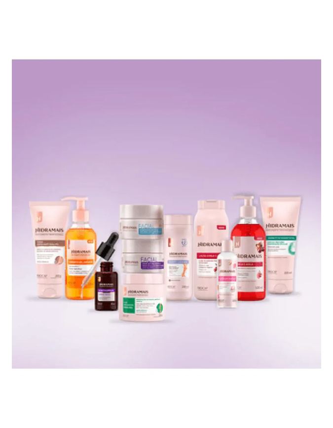 Kit Banho Hidratação: Cereja e Avelã + Ácido Hialurônico + Sabonete Antiacne