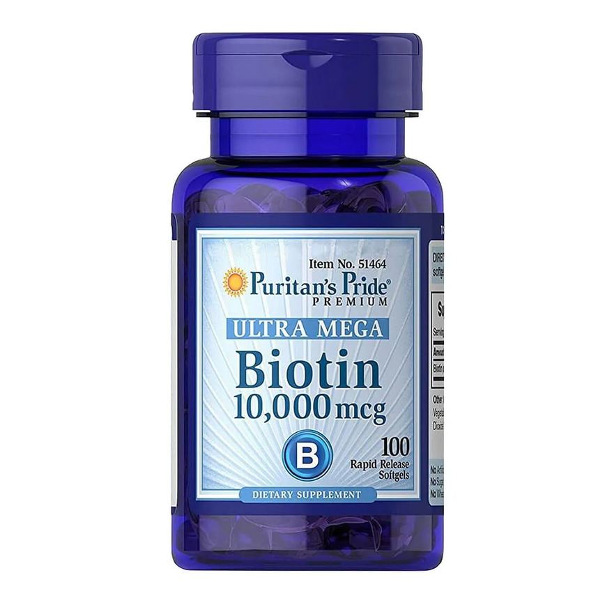 Biotina 10.000mcg 100 Capsulas - Puritan´s Pride