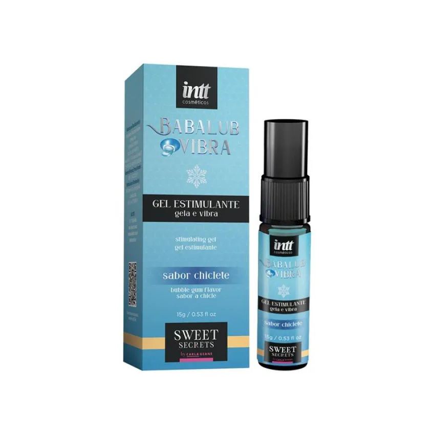 Lubrificante Babalub Vibra Ice Chiclete - Intt Cosméticos