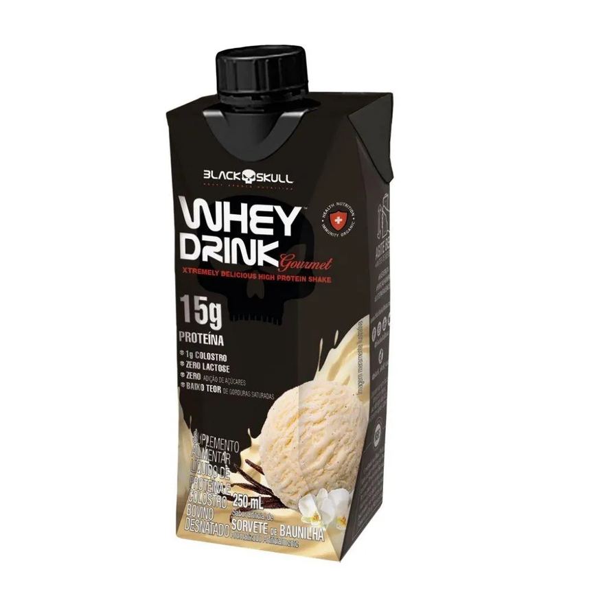 Whey Drink Gourmet (250Ml) - Sabor: Sorvete de Baunilha