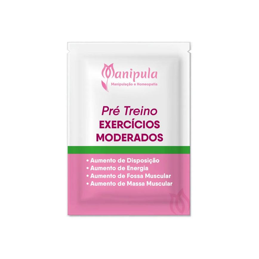 Pre Treino - Exercícios Moderados 30 Saches
