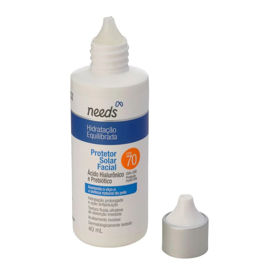 Protetor Solar Facial FPS 70 Needs Hidratação Equilibrada 40g