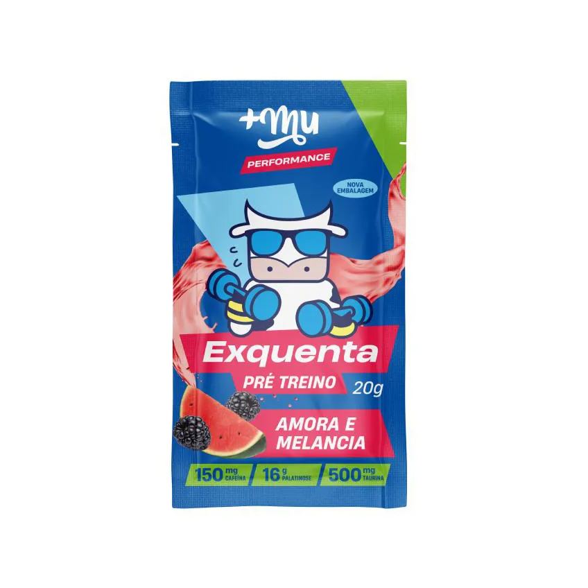 Exquenta Pré-treino Amora e Melancia Mais Mu Performance 20g