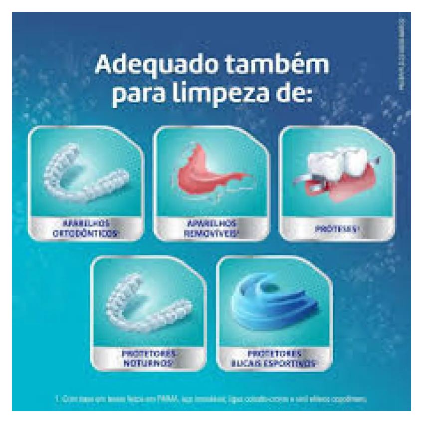 Corega Tabs Pastilhas de Limpeza Branqueador C/30 Pastilhas