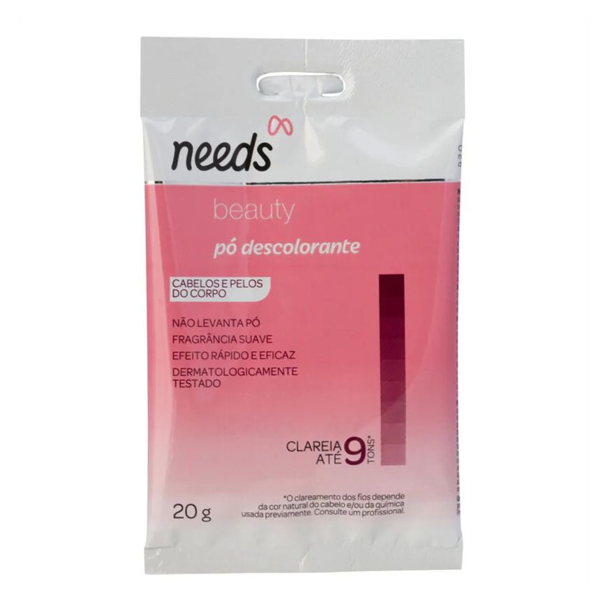 Kit Descolorante de Pelos Needs Beauty Extrato de Camomila