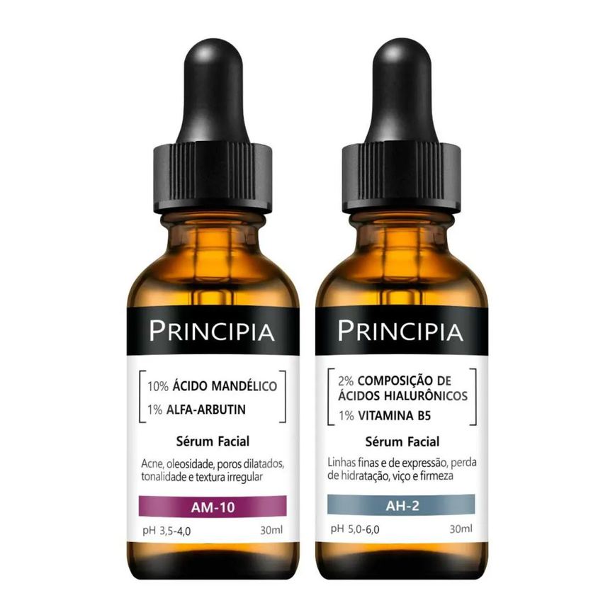 Kit 2 Séruns Principia Mandélico + Hialurônicos