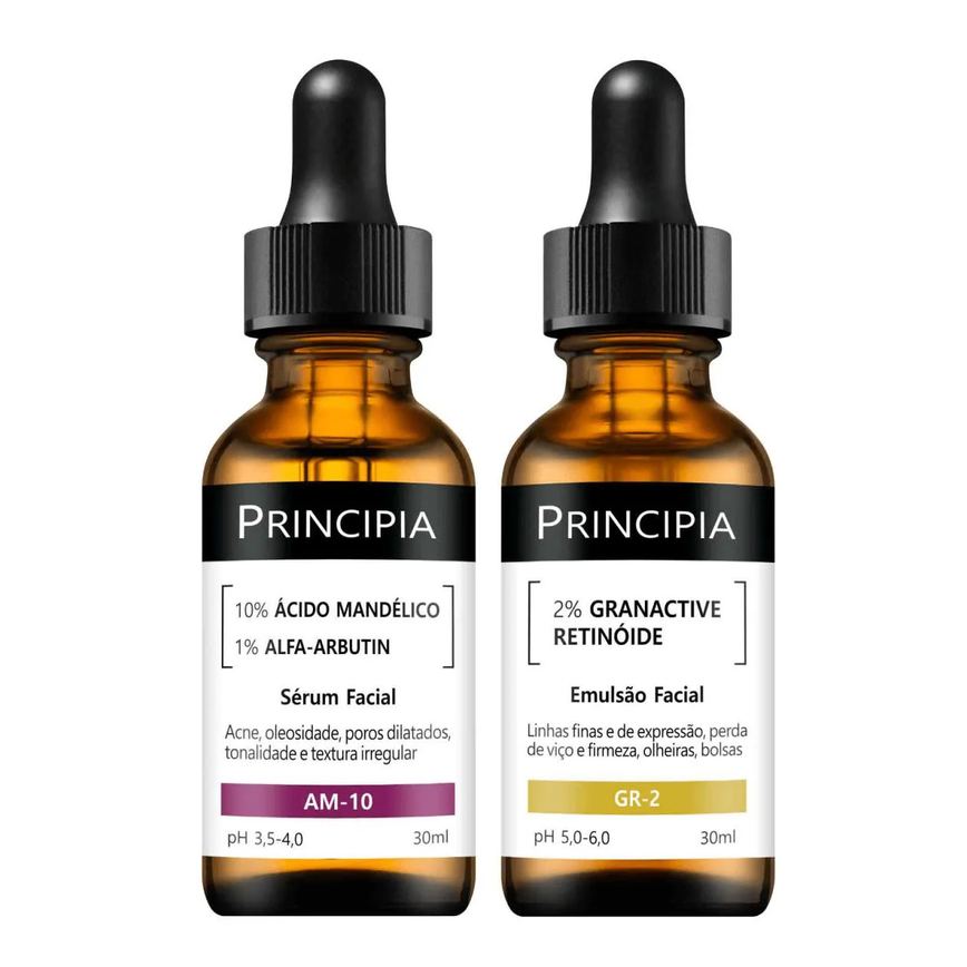 Kit 2 Séruns Principia Mandélico + Retinóide