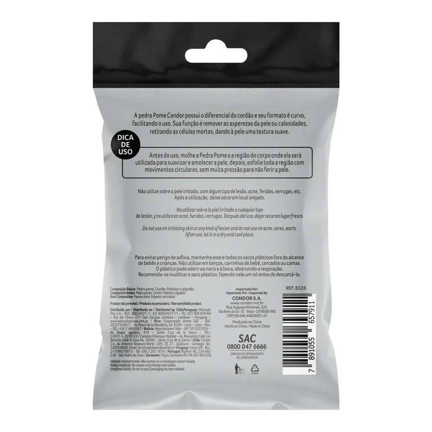 Pedra Pomes com Cordão Condor Spa