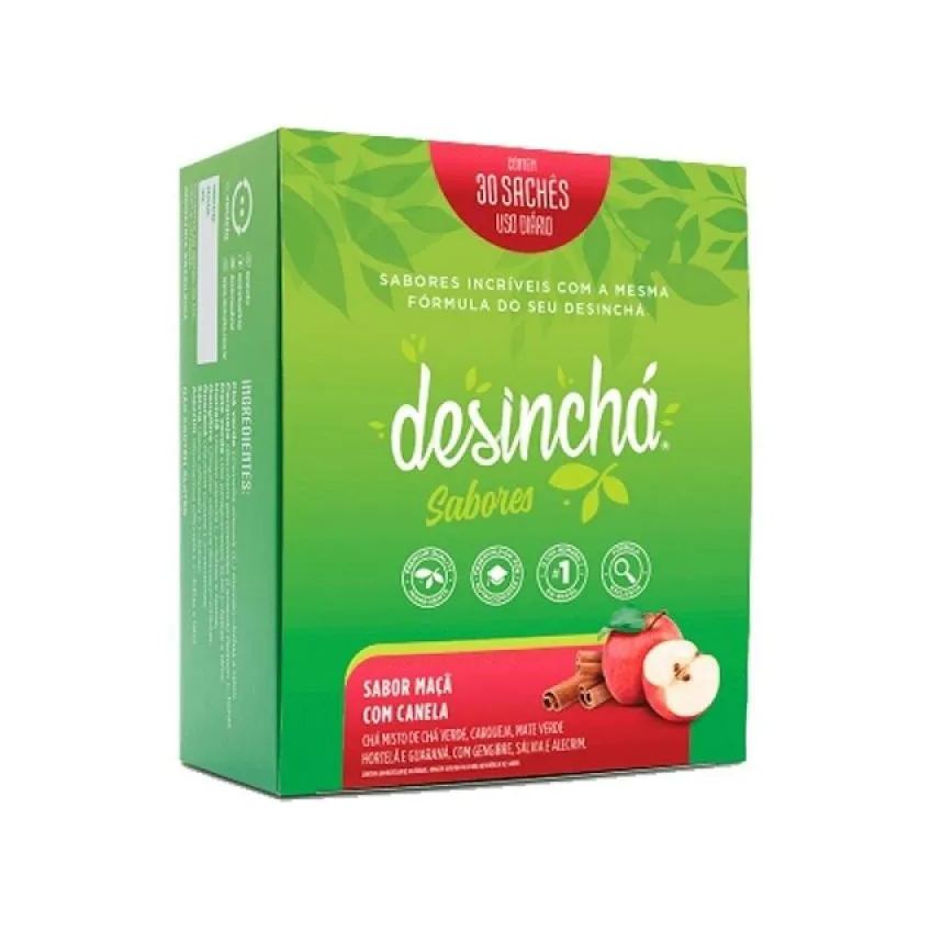 Desinchá Sabores (210G - 30 Sachês) - Sabor: Maça E Canela