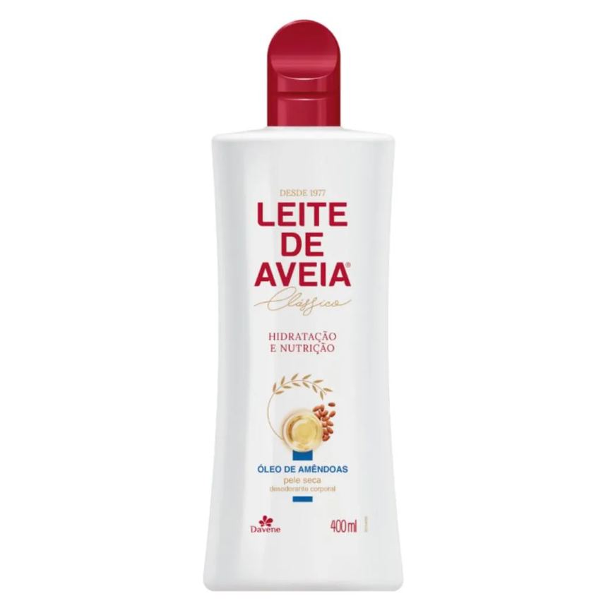 Hidratante Corporal Leite Aveia e Oleo Amendoas 400ml Davene