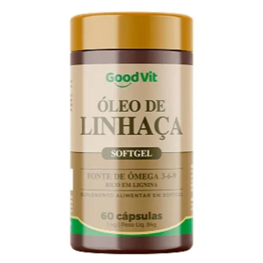 Óleo de Linhaça Softgel C/60 cápsulas - Good Vit