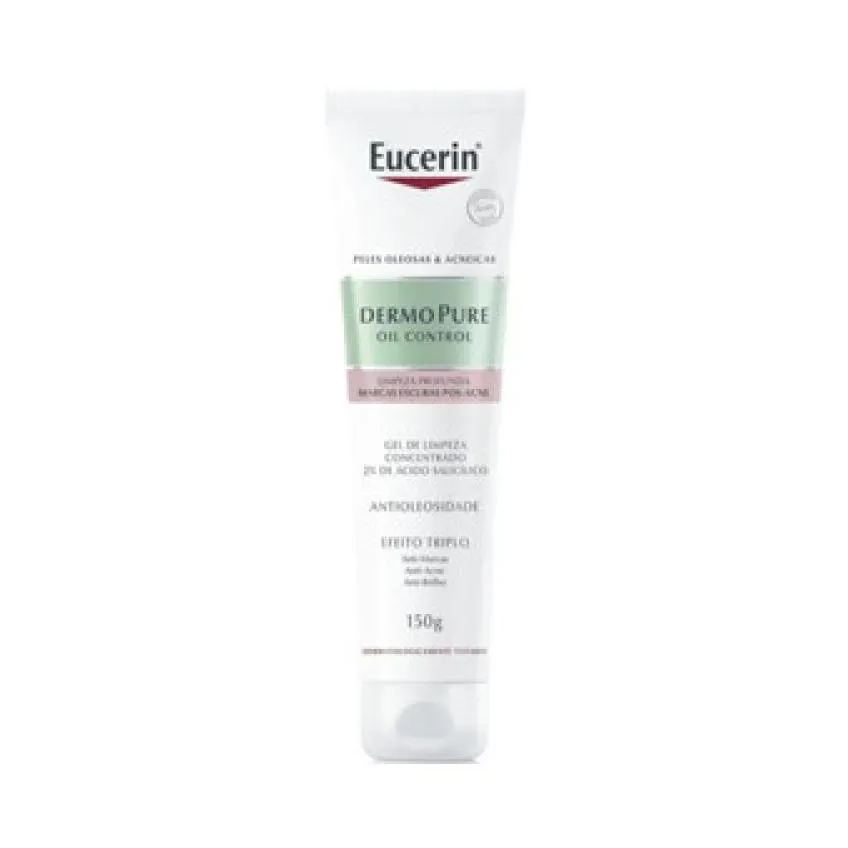 Gel de Limpeza Concentrado Dermo Pure Efeito Triplo 150g Eucerin