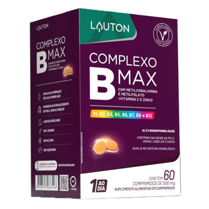 Complexo B Max 60 comprimidos - Lauton