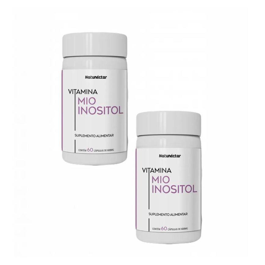 2x Mio Inositol- 100% Natural- 60 Cápsulas. 500mg - Natunéctar