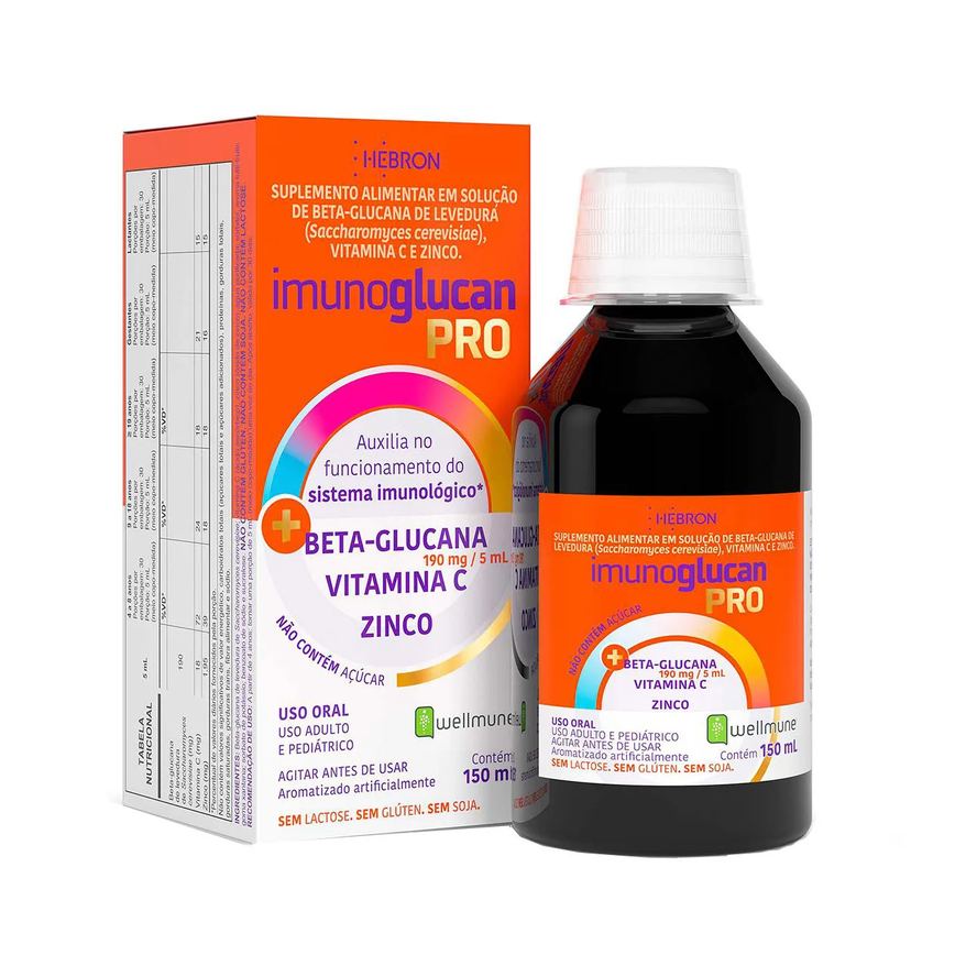Polivitamínico Imunoglucan Pro Solução Oral 150ml