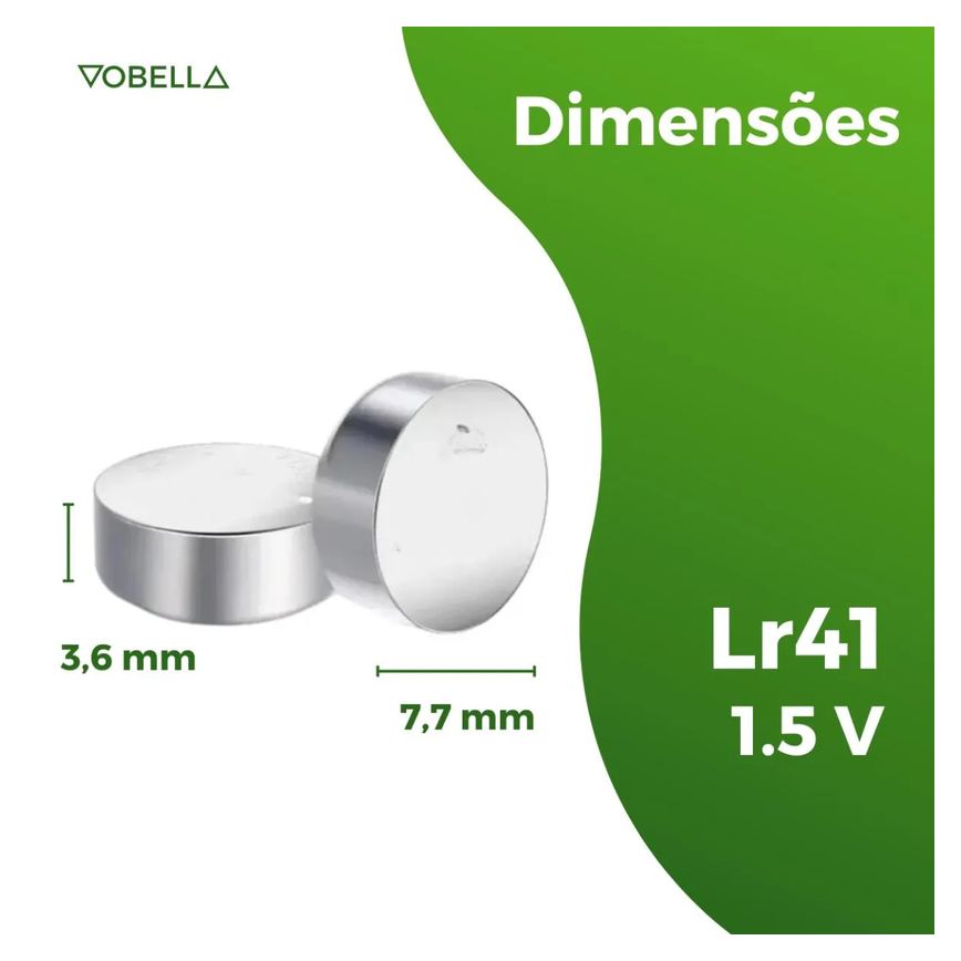 Kit 5 Baterias Pilha Cr2032 10 Baterias Pilhas Lr41 Elgin