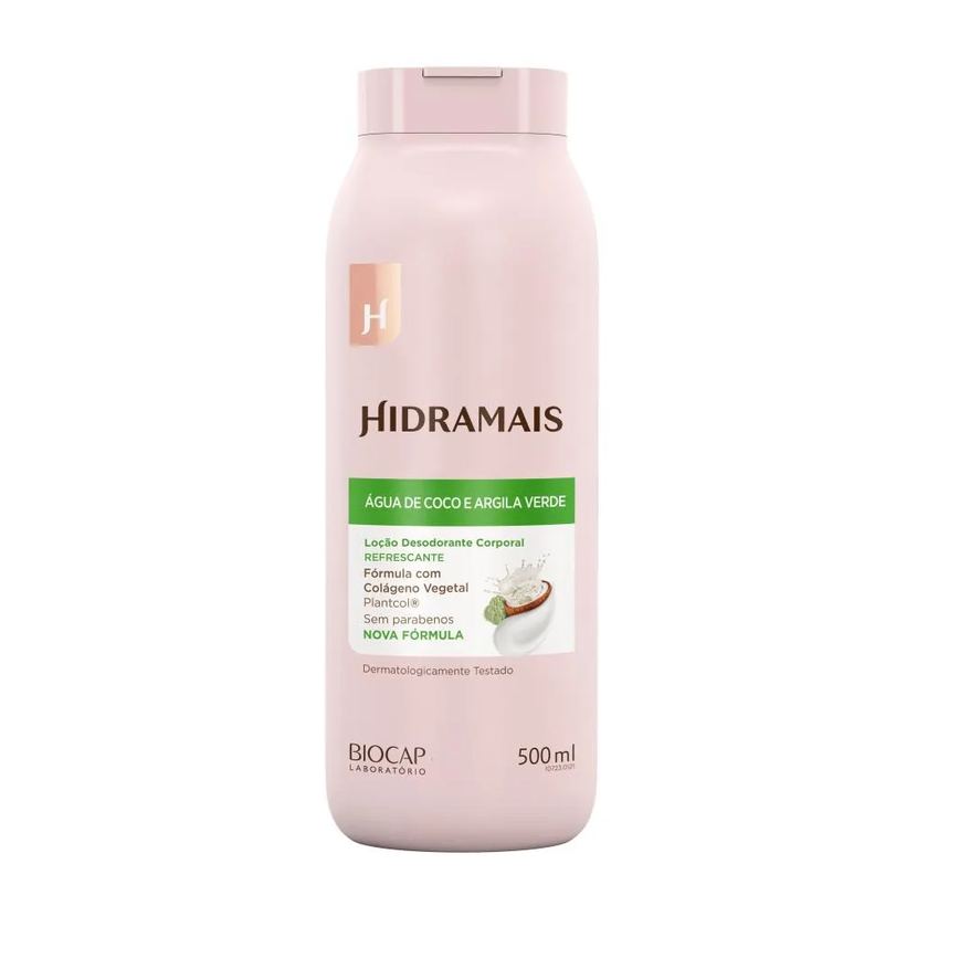 Loção Corporal Água de Coco e Argila Verde 500ml Hidramais