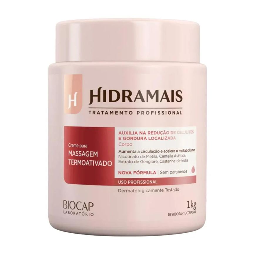 Creme para Massagem Termoativado 1kg Hidramais