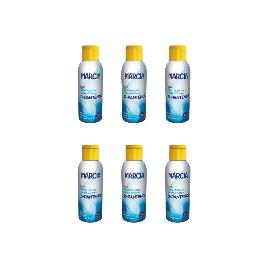 Oleo Cabelo e Corpo Marcia 90ml D - Pantenol - Kit C / 6un