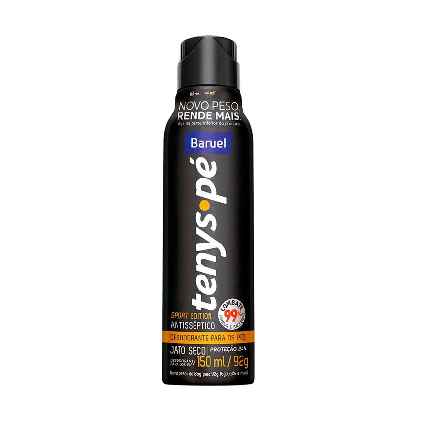 Talco Pes Tenys Pe Baruel Aerossol 150ml Seco Canf - Kit C / 2un