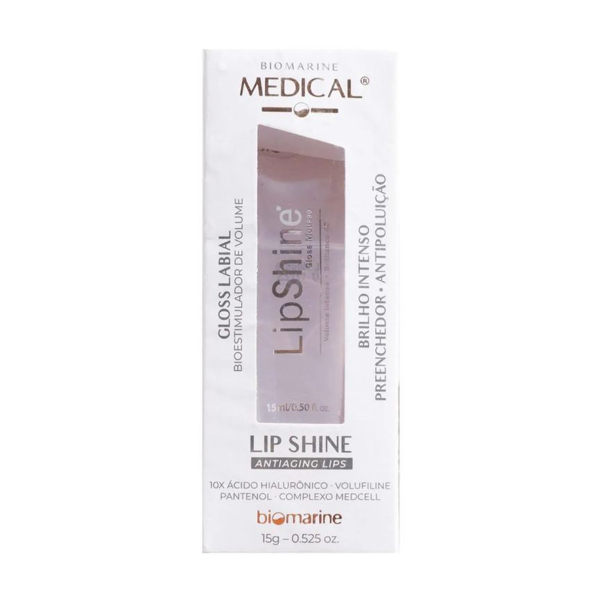 Biomarine Lip Shine Gloss Estimulador De Volume Labial 15G