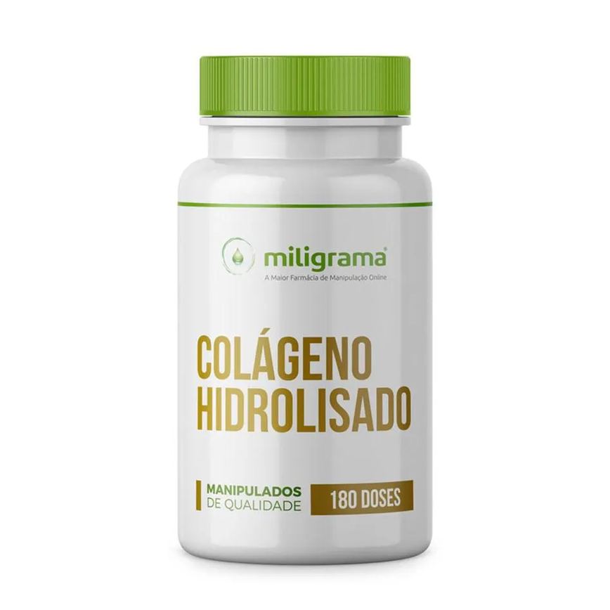 Colágeno Hidrolisado 500mg 180 Doses