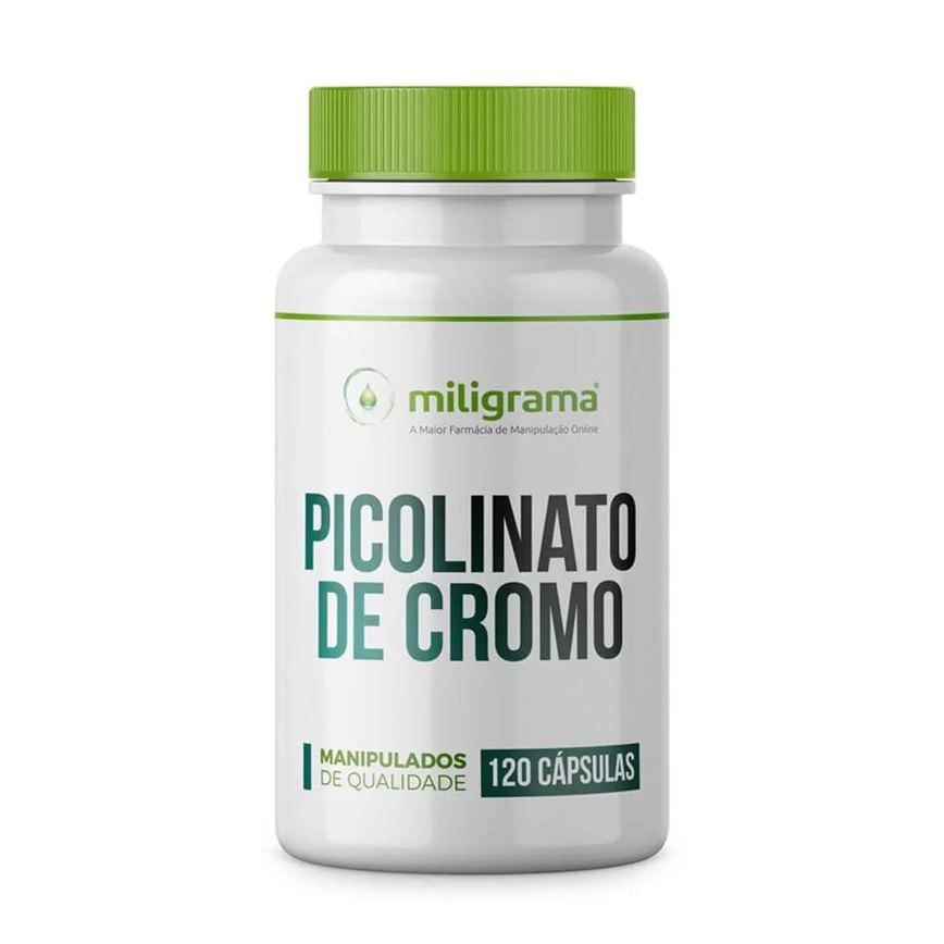Picolinato de Cromo 200mcg 120 cápsulas
