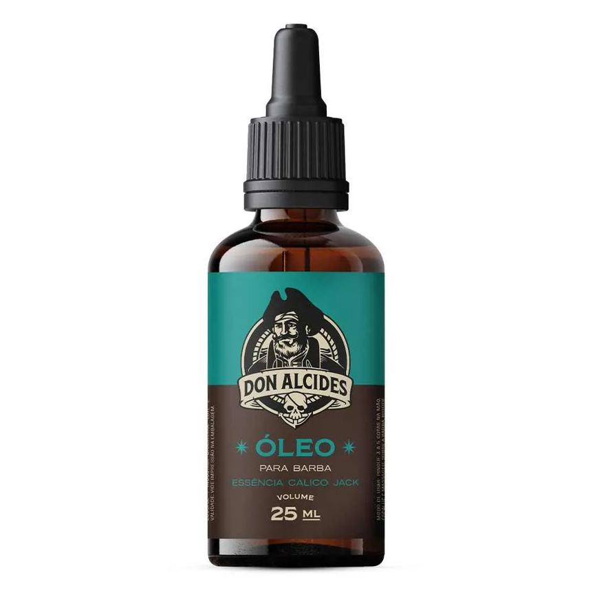 Óleo para Barba Calico Jack Herbal Refrescante 25ml Don Alcides