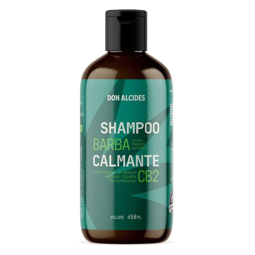 Shampoo para Barba Cb2 450ml Calmante Original Kush Don Alcides