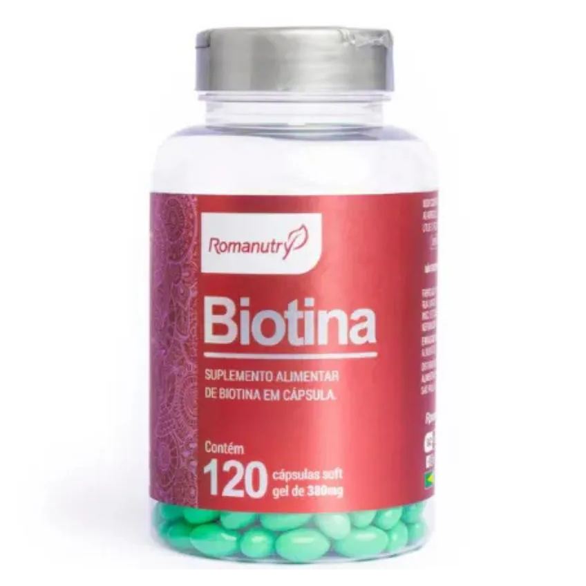 Biotina 380mg 120 cápsula – Romanutry