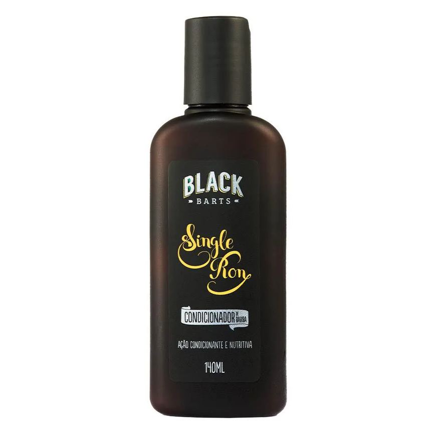 Condicionador de Barba Ação Condicionante e Nutritiva Single Ron 140ml Black Barts