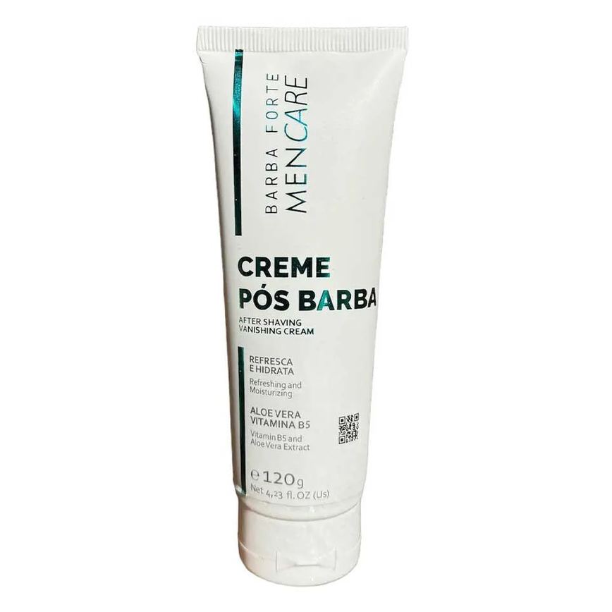 Creme Pós Barba Men Care com Aloe Vera Refrescante 120g Barba Forte