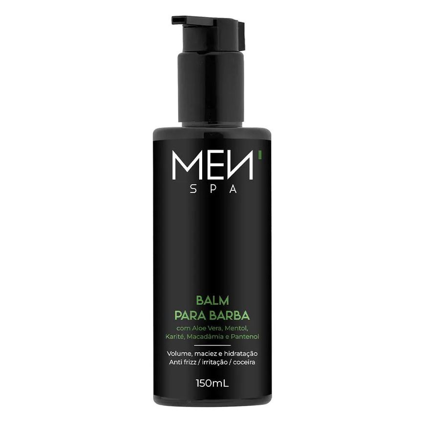 Balm para Barba Anti Frizz para Fios Rebeldes - Volume e Maciez 150ml Menspa