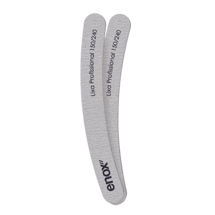 Lixa Profissional Enox Granulação Média 150/240 Banana C/2 Cód.635