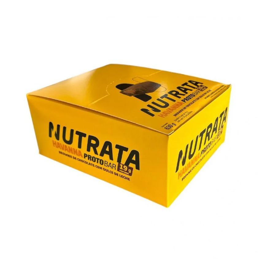 Protobar Whey (8 unidades - 70G) - Sabor: Brownie de Choc. E Dulce de Leche (9 Unid. 70)