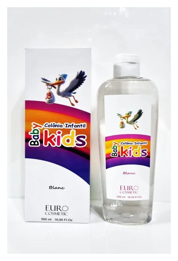 Colônia Infantil Baby Kids Blanc Euro Cosmetic 500ml