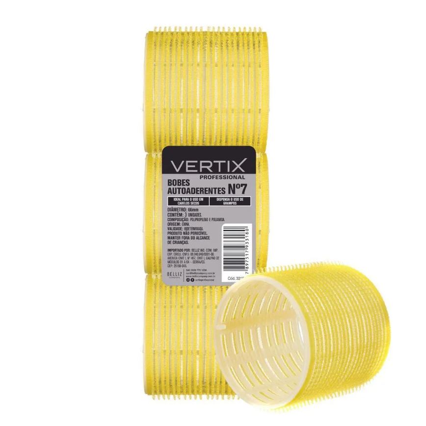Bobes Autoaderentes Vertix Nº 7 Amarelo Cód.3318