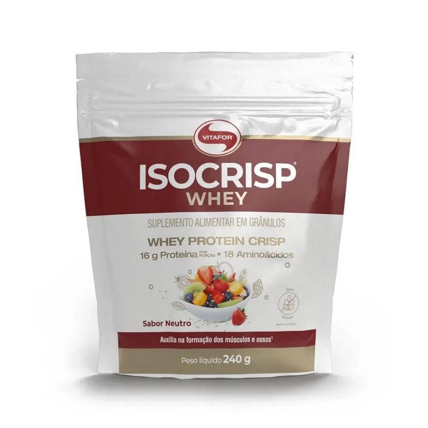 Isocrisp Whey Refil (240g) - Sabor: Neutro
