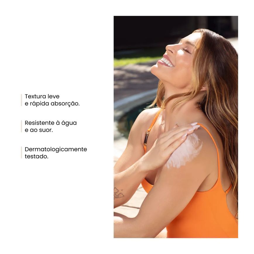 Kit Helioderm Suncare Protetor Solar Corporal FPS 50 com 200ml + 120ml